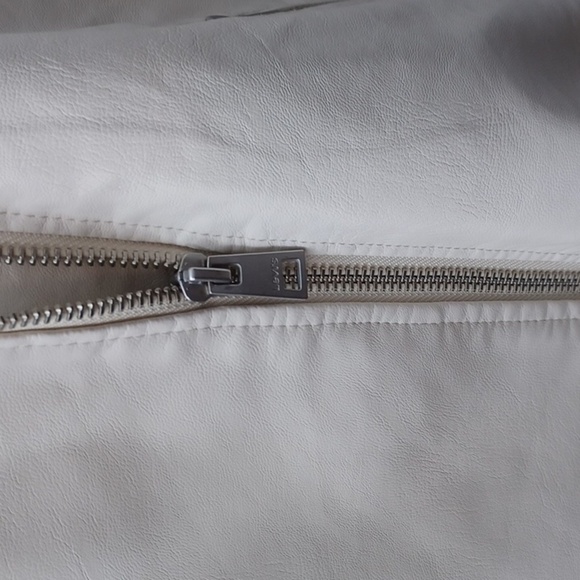 Levi Strauss & Co. Plus Faux Leather Belted Motorcycle Jacket - Picture 4 of 12